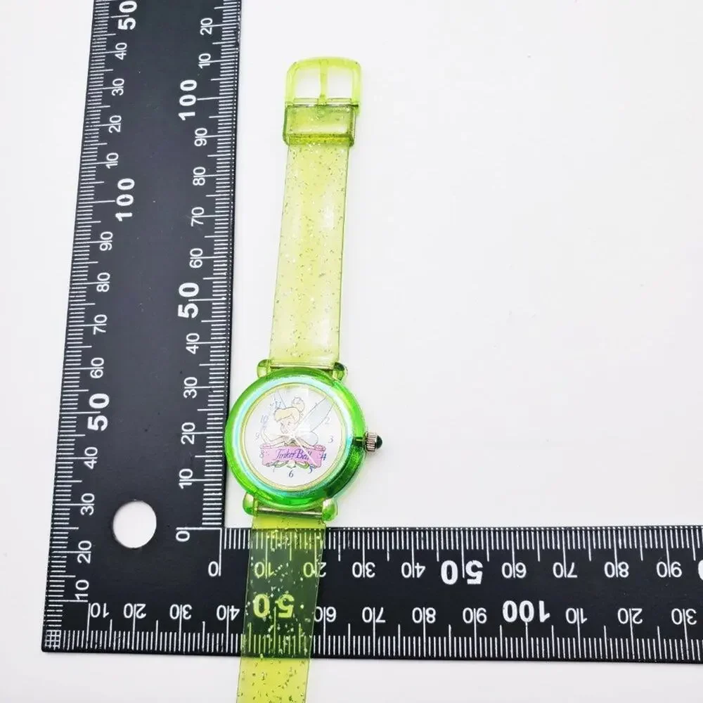 Disney Tinker Bell Green Sparkle Watch Time Works
